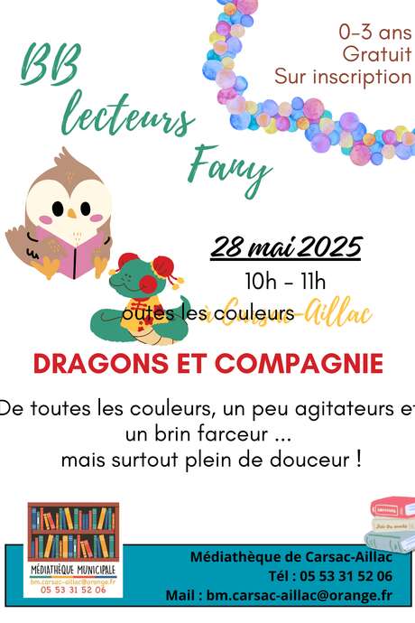 BB Lecteurs «Dragons et compagnie »  [CARSAC]
