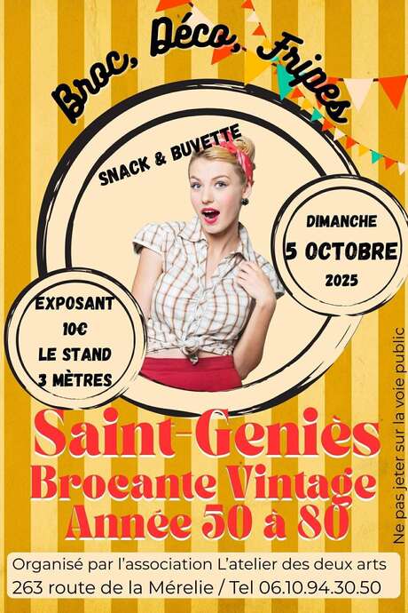 Brocante vintage années 50 à 80 - Saint Geniès