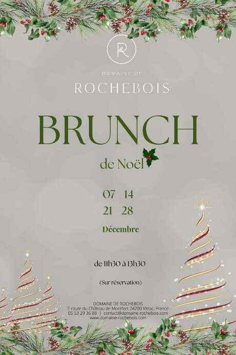 Brunch de Noel au Domaine de Rochebois