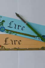 La Tour Nivelle - Calligraphie sur marque-page