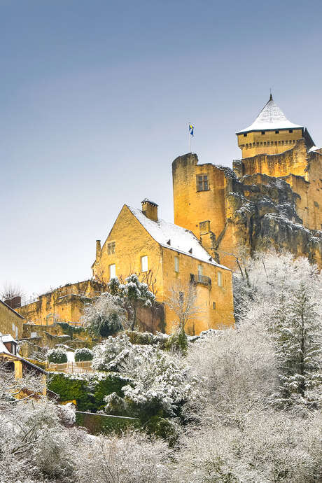 La Route des crèches de Noël - Château de Castelnaud