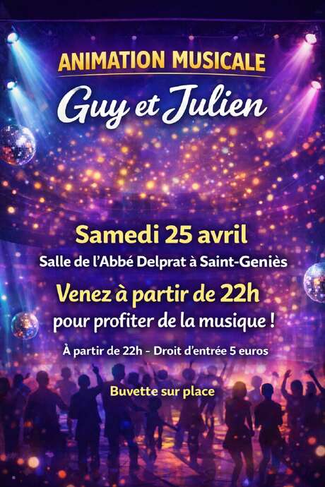Animation musicale - Guy et Julien