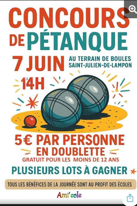 Concours de pétanque