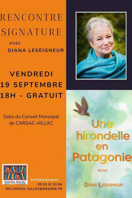 Rencontre signature avec Diana Leseigneur