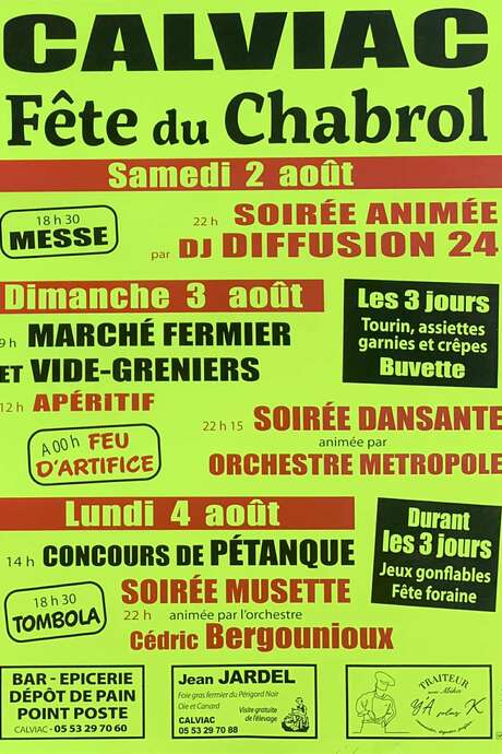 Fête du Chabrol