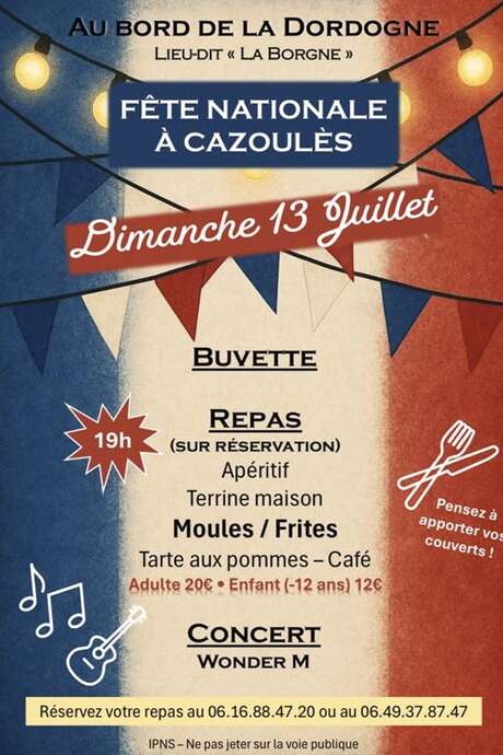 Fête nationale à Cazoulès
