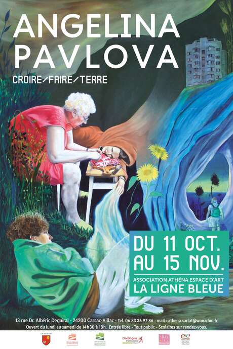 Exposition à la Ligne Bleue à Carsac-Aillac - Angelina Pavlova