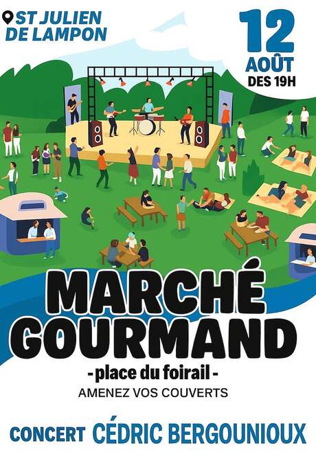 Marché Gourmand à Saint-Julien-de-Lampon