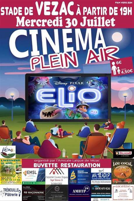 Cinéma de plein air : Elio
