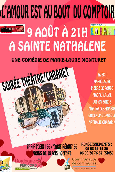 Soirée théâtre/cabaret "l'amour est au bout du comptoir"