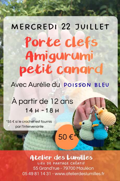 Atelier - Porte-clés amigurumi petit canard