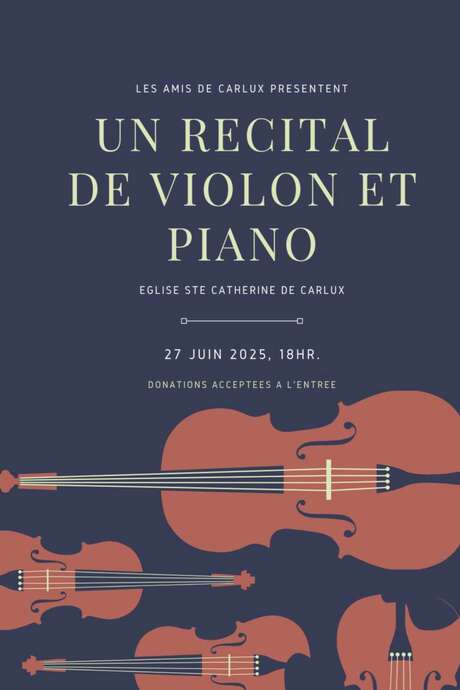 Récital de violon et de piano