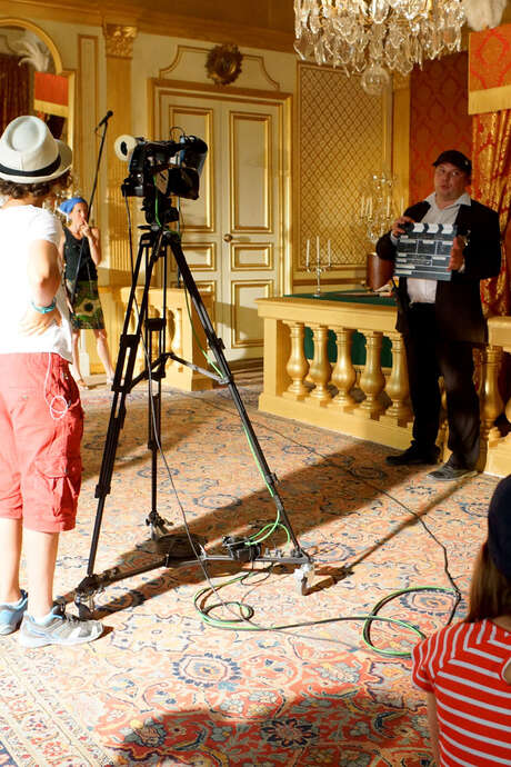 Visite interactive d’un vrai décor et studio de cinéma