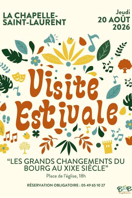 Visites Estivales 2026 - Les grands changements du bourg au XIXe siècle - La Chapelle-Saint-Laurent