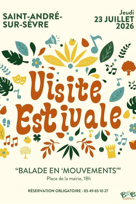 Visites Estivales 2026 - Balade en "mouvements" - Saint-André-sur-Sèvre