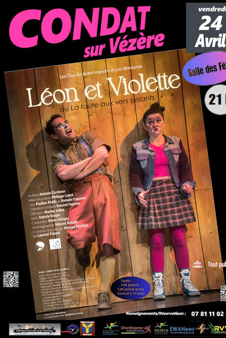 Léon et Violette ou La Faute aux vers luisants
