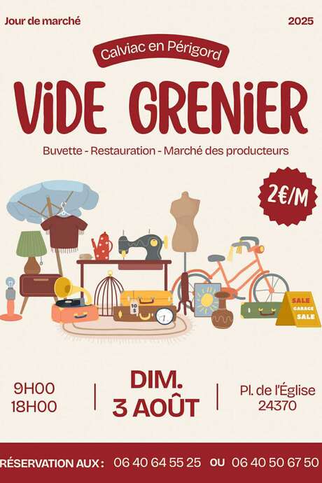 Vide-grenier Calviac-en-Périgord
