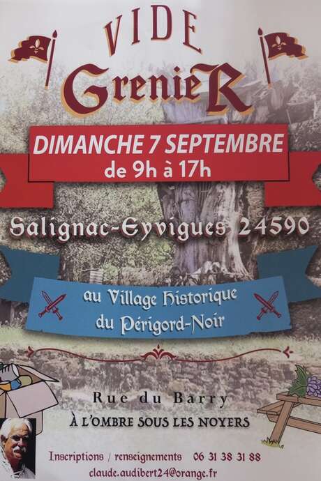 Vide-grenier à Salignac - Village Historique du Périgord Noir