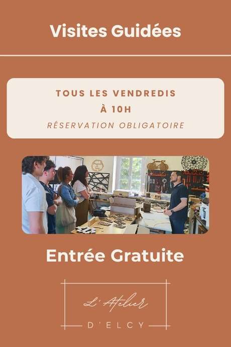 Visite guidée - Atelier d'Elcy Visite guidée - Atelier d'Elcy