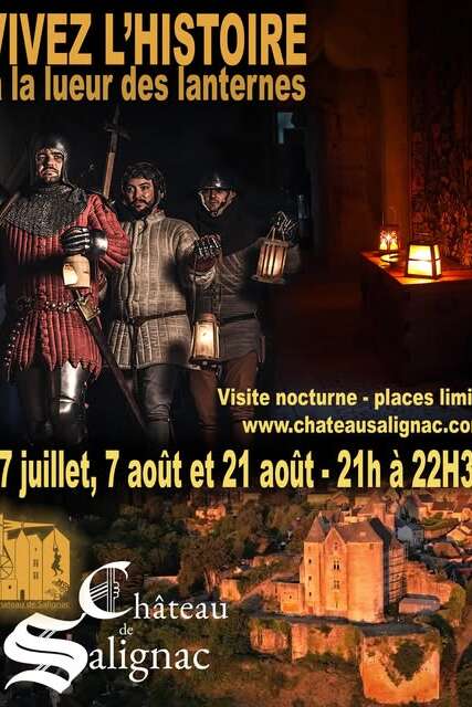 Visites nocturnes à la lumière des lanternes - Château de Salignac