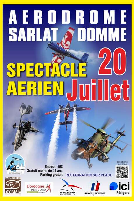 Spectacle Aérien à l'Aérodrome Sarlat Domme