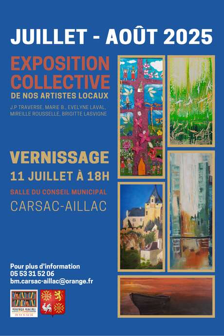 Exposition collective des artistes locaux