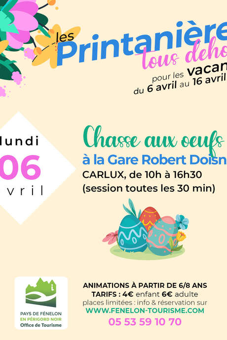 Les Printanières 2026 - Chasse aux oeufs à la Gare Robert Doisneau