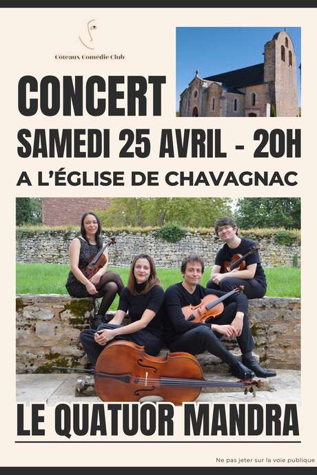 Concert Le Quatuor Mandra