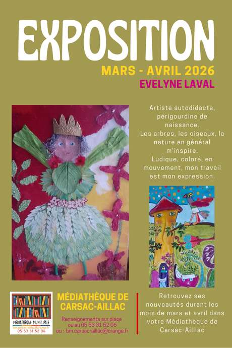 Exposition d’Evelyne Laval