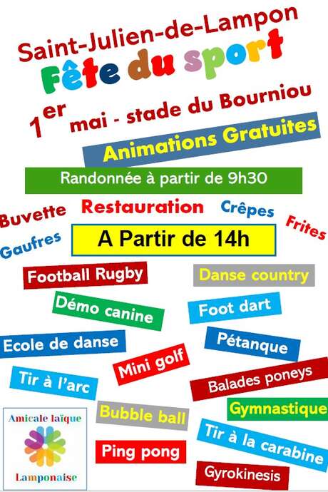 Fête du sport à Saint Julien de Lampon