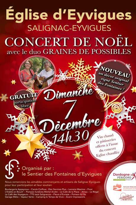 Concert de Noël à l'Église d'Eyvigues