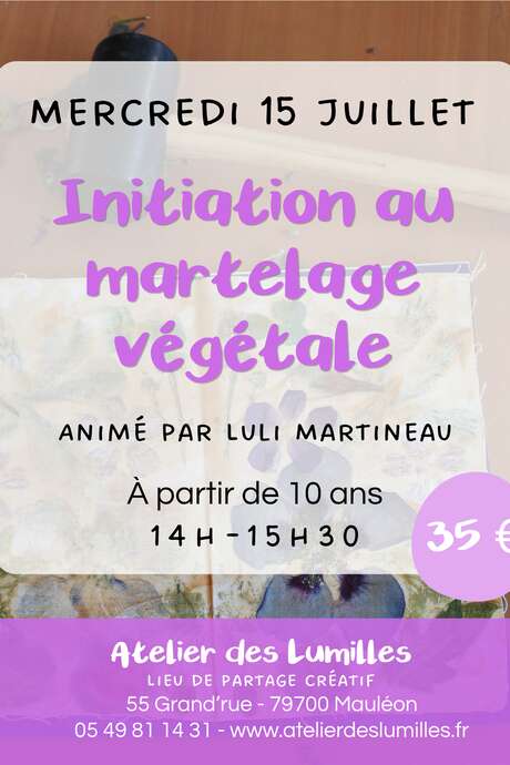Atelier - Inititation au martelage végétal
