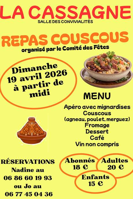 Repas Couscous