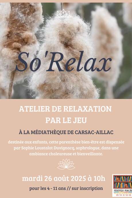 so'Relax atelier de relaxation