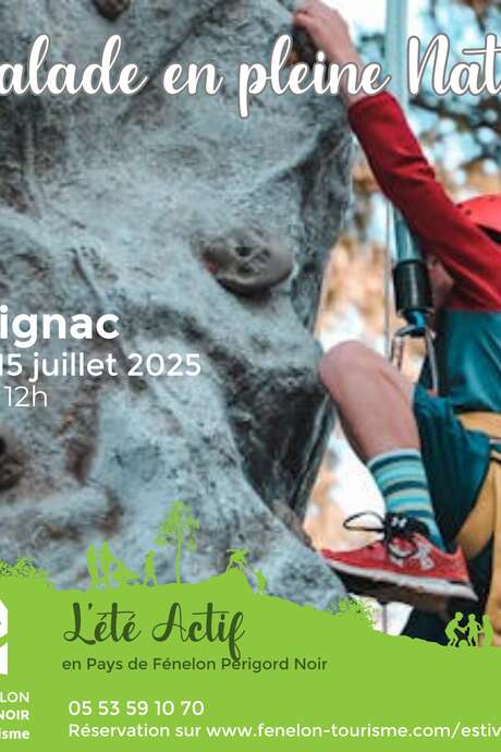 ÉTÉ ACTIF : Escalade pleine nature à Veyrignac