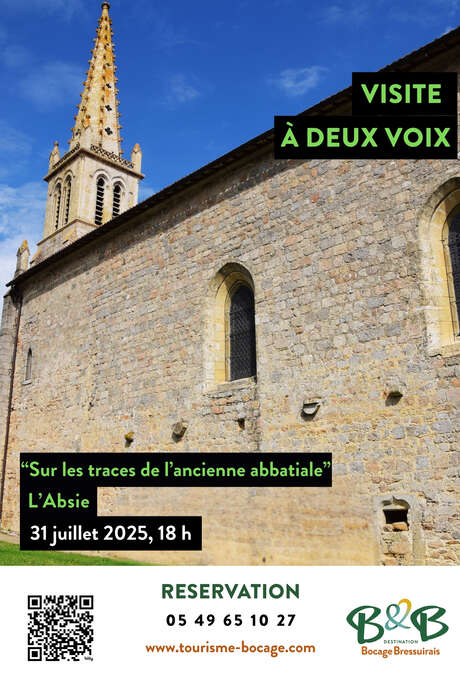 Visite à deux voix - Eglise abbatiale de L'Absie Visite à deux voix - Eglise abbatiale de L'Absie