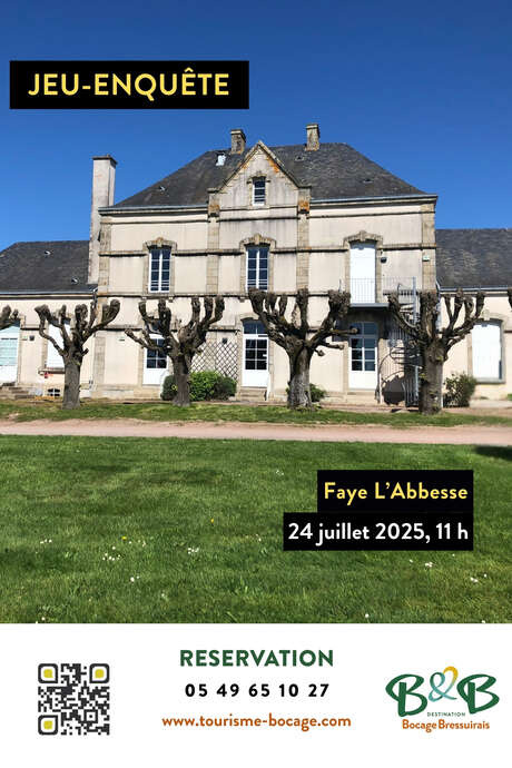 Jeu enquête - Faye L'Abbesse