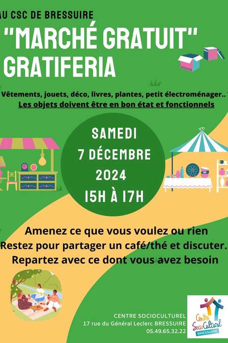 Marché gratuit - Gratiferia