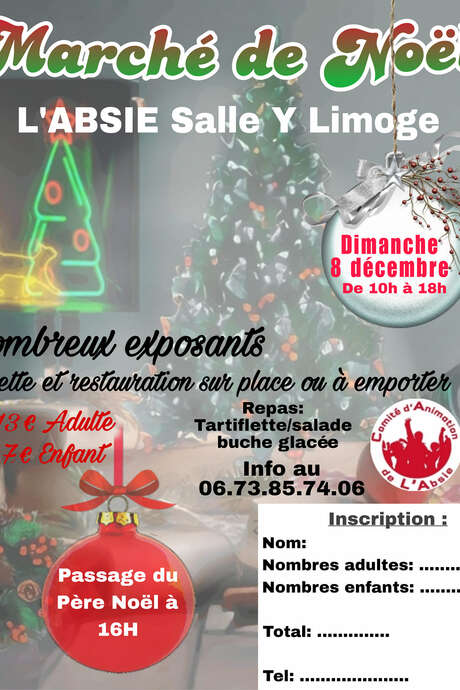 Marché de Noël à L'Absie