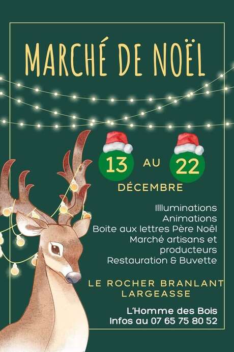 Marché de Noël au Jardin des Chirons