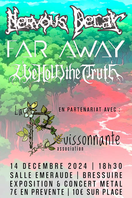 Concert - We Hold The Truth, Far Away et Nervous Decay