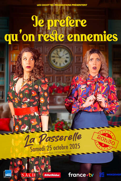 Théâtre - Je préfère qu'on reste ennemies