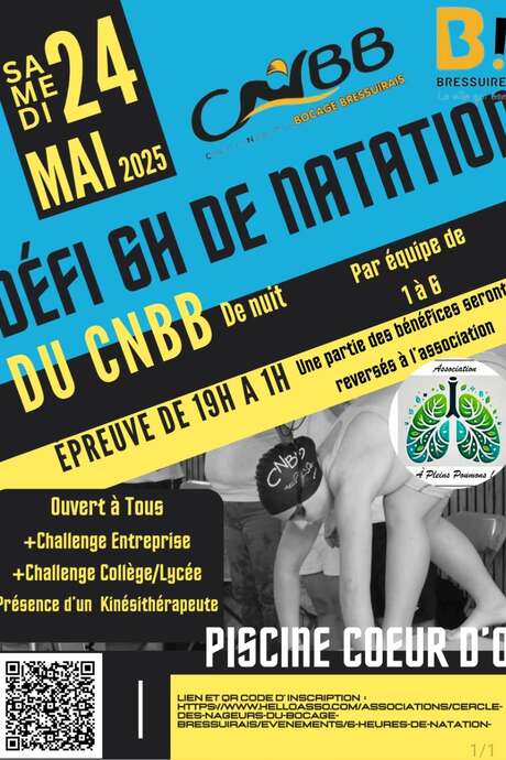 Défi 6 h de natation Défi 6 h de natation