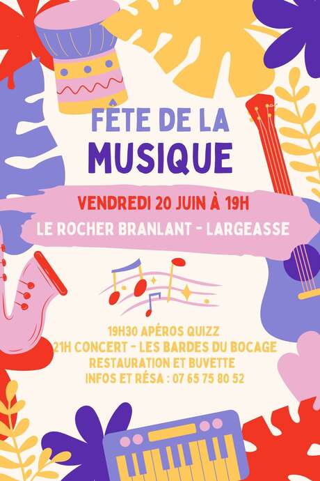Fête de la musique - Largeasse Fête de la musique - Largeasse