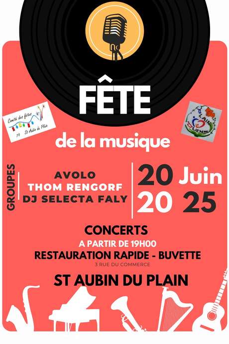 Fête de la musique - Saint-Aubin-du-Plain