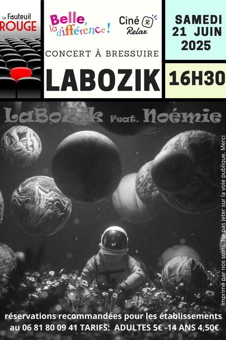 Belle, la différence! - Concert LaBoZiK au cinéma
