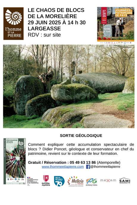 Sortie géologique - Les chaos de blocs de la Morelière