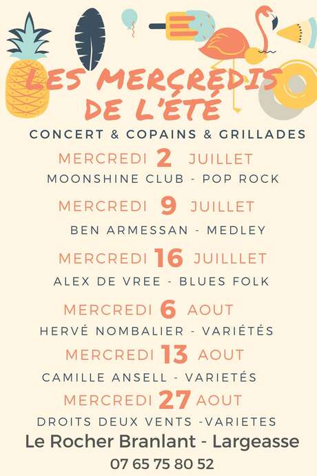 Les mercredis de l'été - Moonshine Club
