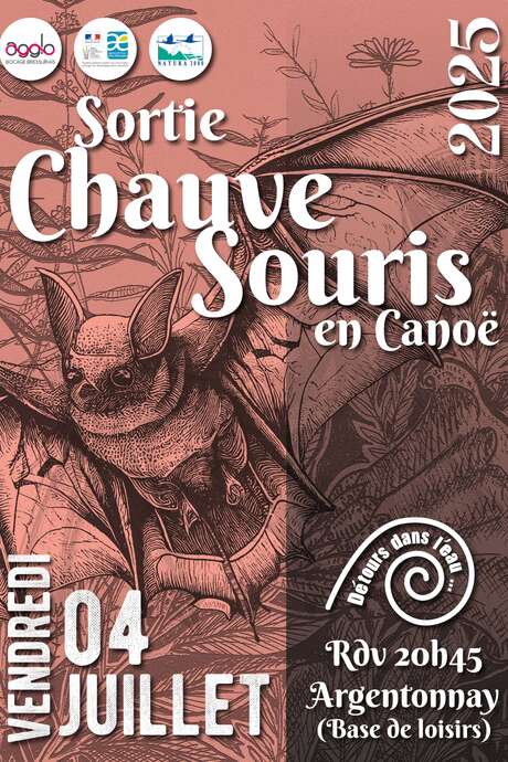Les chauves-souris de l'Argenton en canoë