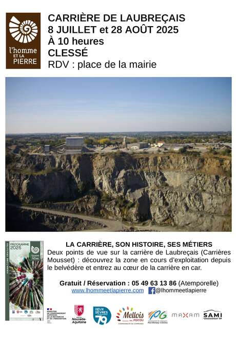 Découvrir l'entreprise : les carrières Mousset - site de Laubreçais